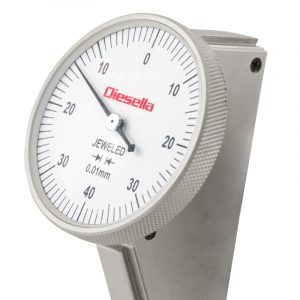 Vippeindikator, urskive vinklet 20 grader