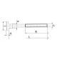 T-not bolt M18 x 18 x 80
