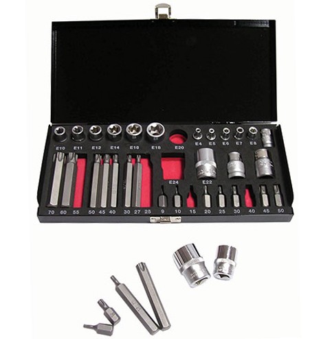 BATO Auto Bitssæt Torx & E-topsæt 35 dele.