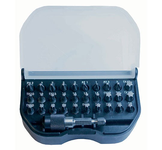BATO 1/4" BitssætSort. 31 dele