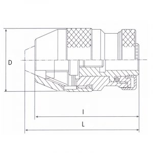 Borepatron 1-16 mm B18 selvspændende (Heavy duty)