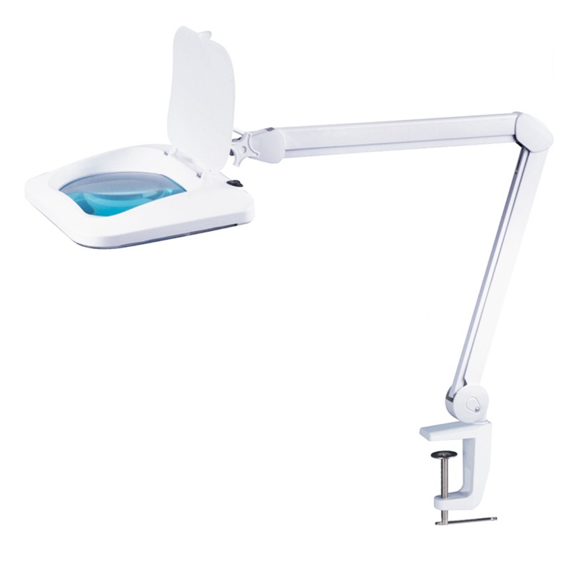 Luplampe 19X16 CM linse med 10W LED og 3Ddiopter