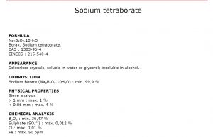 Borax 1,2 kg