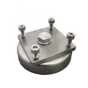Magnetbeslag Ø80 mm til LED maskinlys 45X45 mm