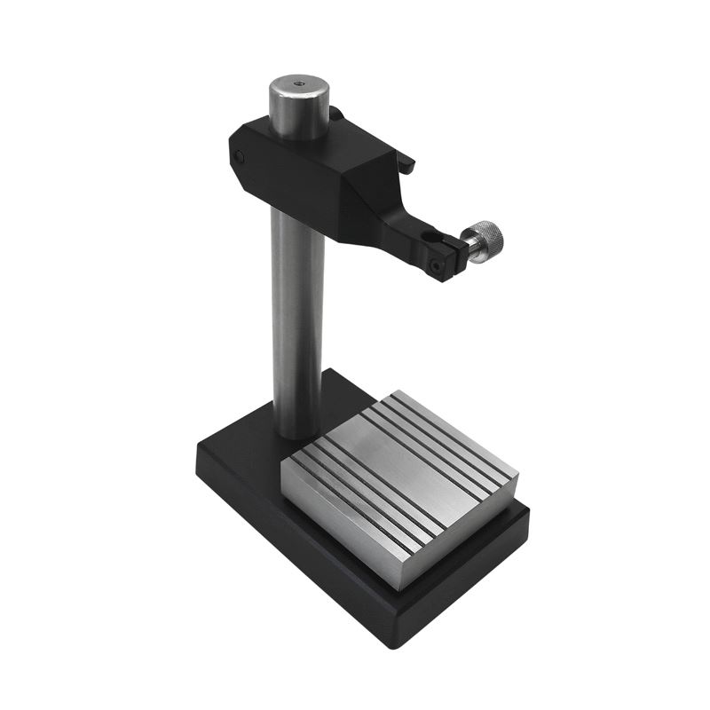 Mini målebord 80x80 mm med kraftig holder til måleur