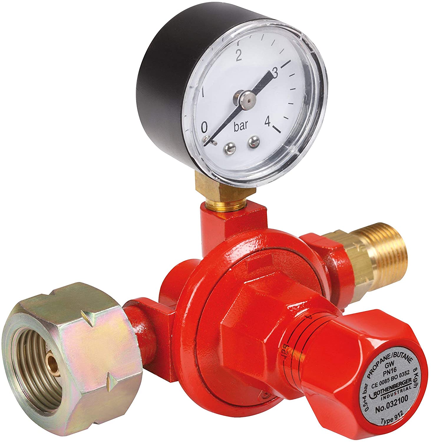 Rothenberger propangas regulator med manometer