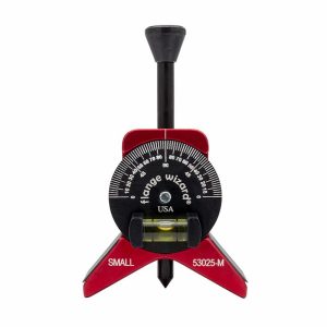 FLANGE WIZARD Centerhoved for 1"+ rør med magnet og vinkelskive med libelle
