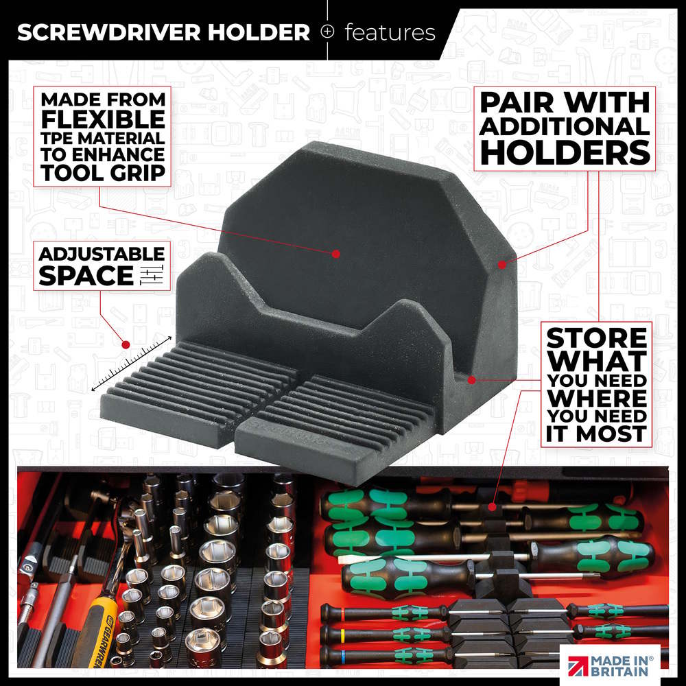 StealthMounts Drawer Hive Holder til skruetrækkere